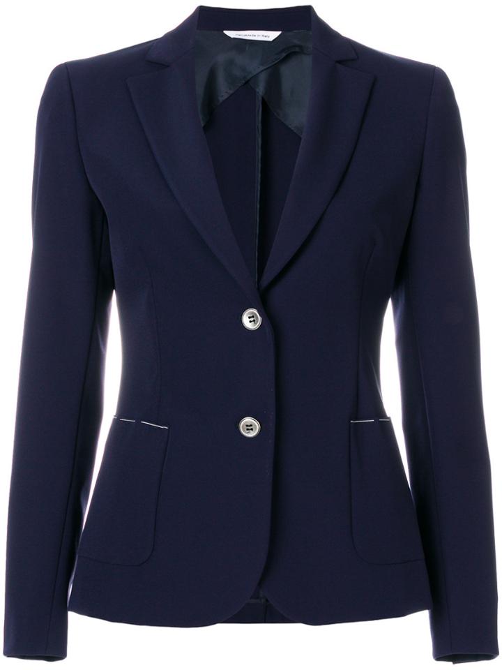 Tonello Slim-fit Buttoned Blazer - Blue