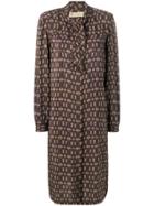 Gucci Vintage 1980's Shirt Dress - Brown