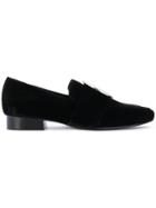 Dorateymur Square Toe Loafers - Black