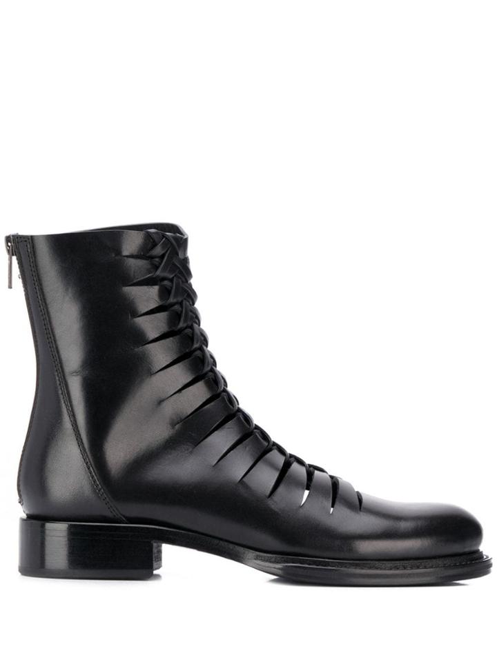 Ann Demeulemeester Tucson Cut-out Boots - Black