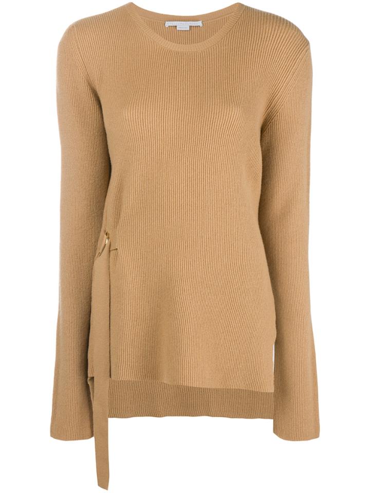 Stella Mccartney Strap Detail Jumper - Nude & Neutrals