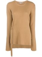 Stella Mccartney Strap Detail Jumper - Nude & Neutrals