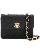 Chanel Vintage Quilted Cross-body Bag - Black