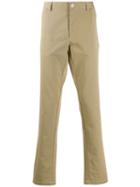 Burberry Contrasting Stitches Trousers - Neutrals