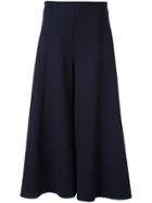 The Row Mildro Wide Leg Cropped Trousers - Blue