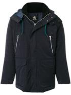 Ps By Paul Smith Hooded Jacket - Blue
