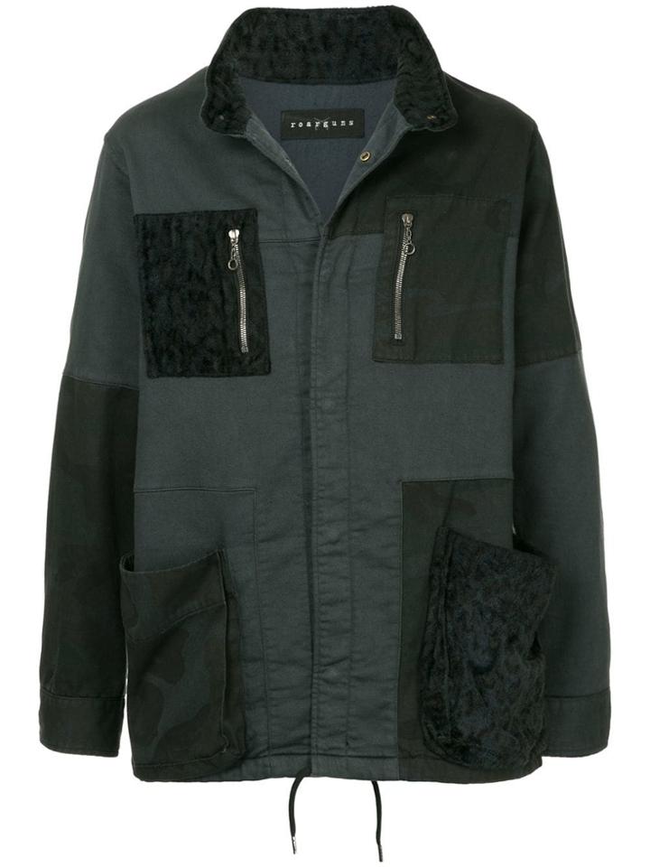 Roarguns Patchwork Jackets - Black