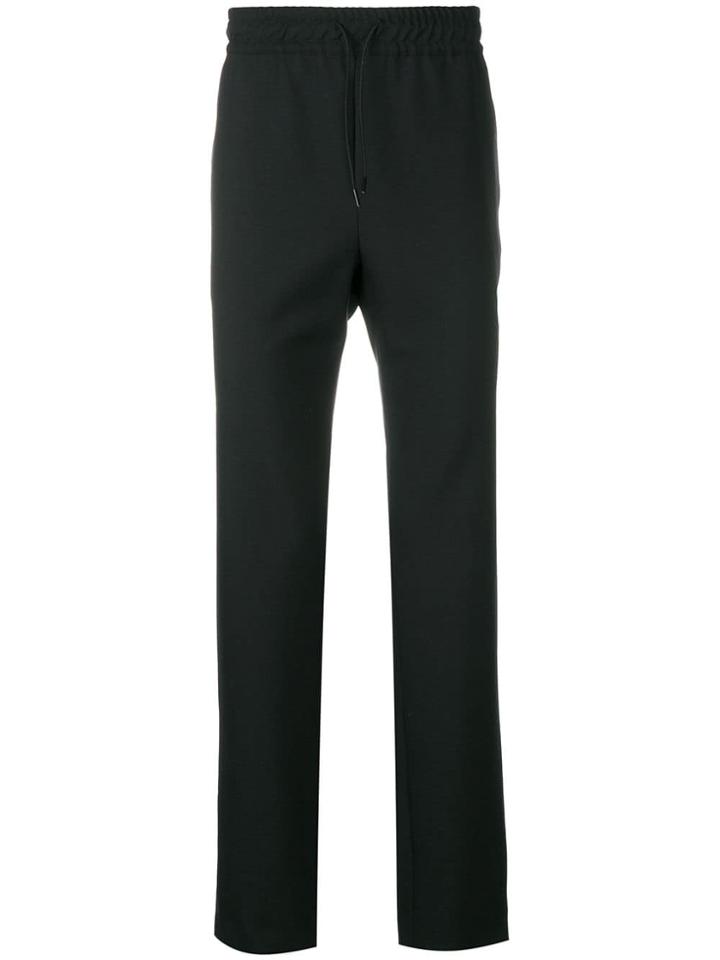 Versus Regular Tapered Trousers - Black