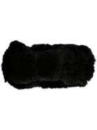 Yves Salomon Furry Headband - Black
