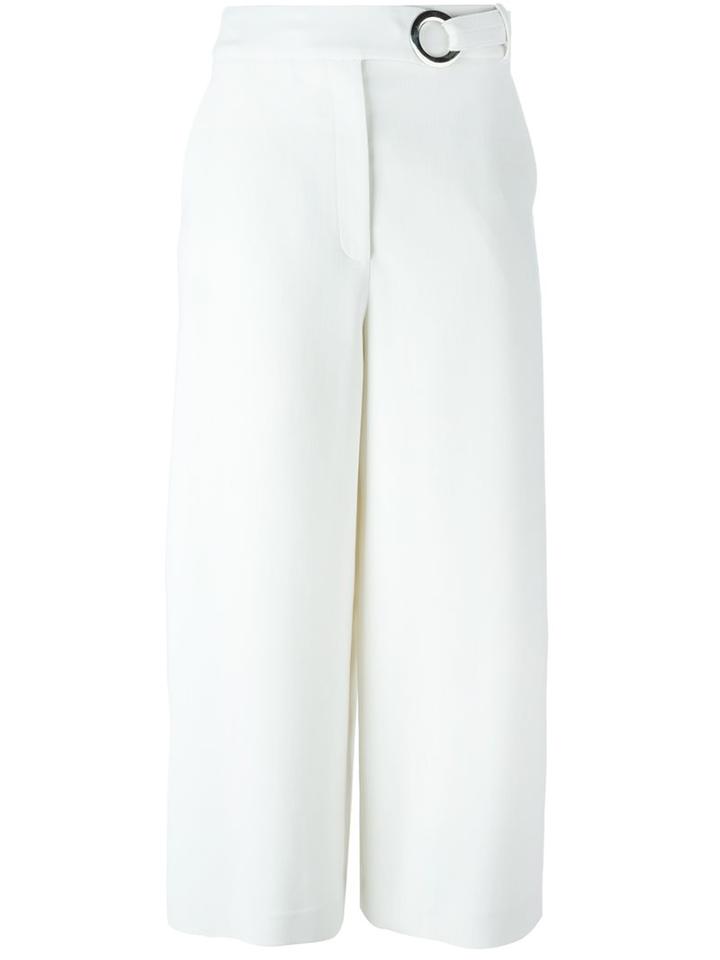 Proenza Schouler Wide Leg Culottes, Women's, Size: 2, White, Polyester/spandex/elastane/wool