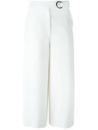 Proenza Schouler Wide Leg Culottes, Women's, Size: 2, White, Polyester/spandex/elastane/wool