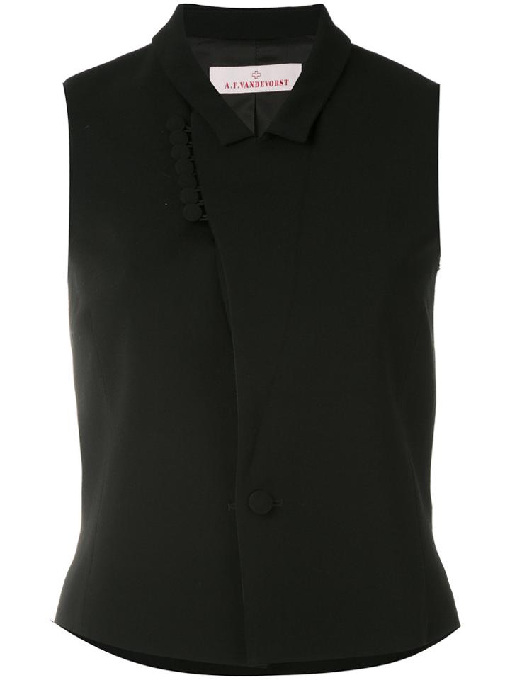 A.f.vandevorst Girl Waistcoat - Black