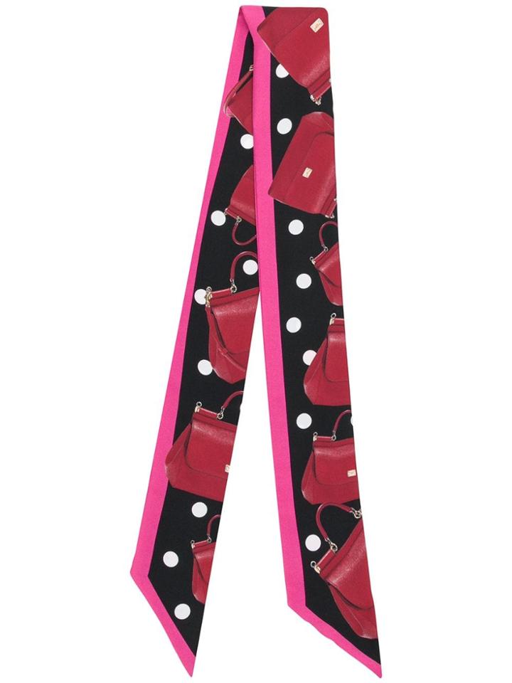 Dolce & Gabbana Sicily Scarf - Red