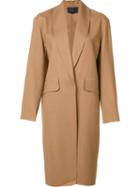 Alexander Wang Shawl Collar Boyfriend Coat, Women's, Size: Xs, Brown, Spandex/elastane/virgin Wool