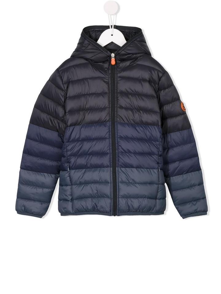 Save The Duck Kids Colour Block Padded Jacket, Boy's, Size: 6 Yrs, Black