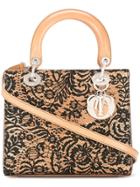 Christian Dior Vintage Lace 2way Handbag - Neutrals