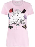 Valentino Lovers Printed T-shirt - Pink