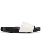Osklen Inga Slider Sandals - White