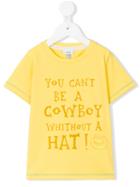 Knot - Cowboy Hat T-shirt - Kids - Cotton - 6 Yrs, Yellow/orange
