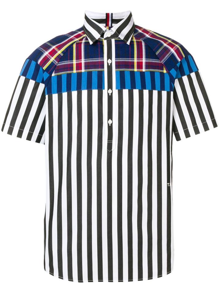 Tommy Hilfiger Mix Print Shortsleeved Shirt - Black
