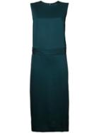 Joseph - Tie Waist Midi Dress - Women - Viscose - 42, Women's, Green, Viscose