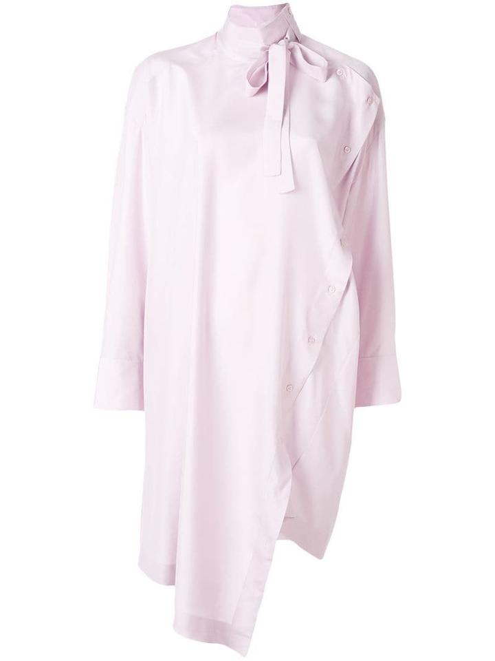 Valentino Asymmetric Long Blouse - Pink