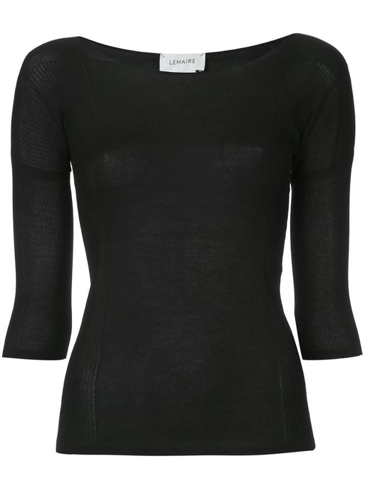 Lemaire Knitted Top - Black
