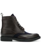 Eleventy Ankle Length Boots - Brown