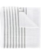 Les Copains Geometric Print Scarf, Women's, White, Cotton/linen/flax/cashmere/modal