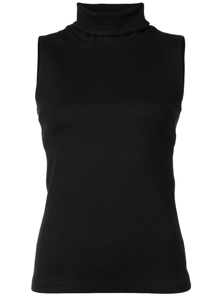 L'agence 'noelle' Top, Women's, Size: Small, Black, Viscose/spandex/elastane