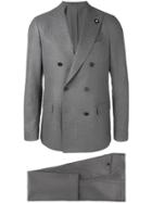 Lardini Double Breasted Suit - Grey