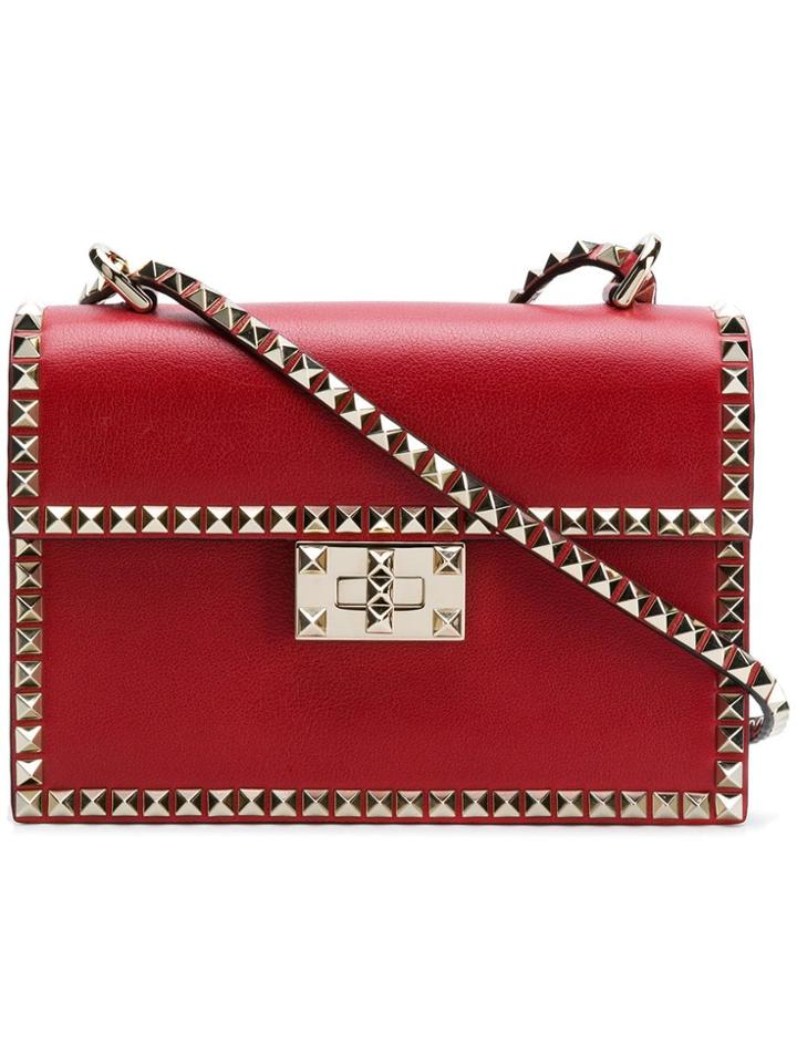Valentino Valentino Garavani Rockstud No Limit Crossbody - Red