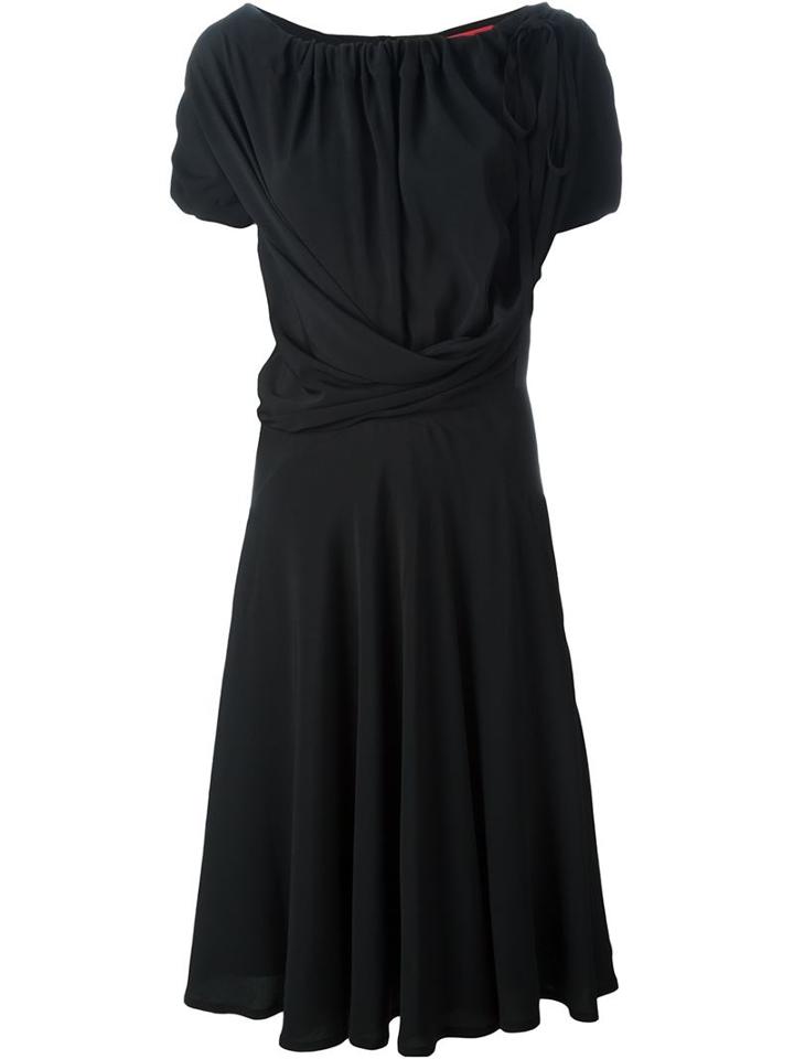 Vivienne Westwood Red Label Draped Flared Midi Dress