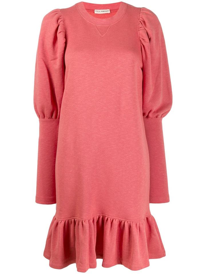Ulla Johnson Ruffled Shift Dress - Pink