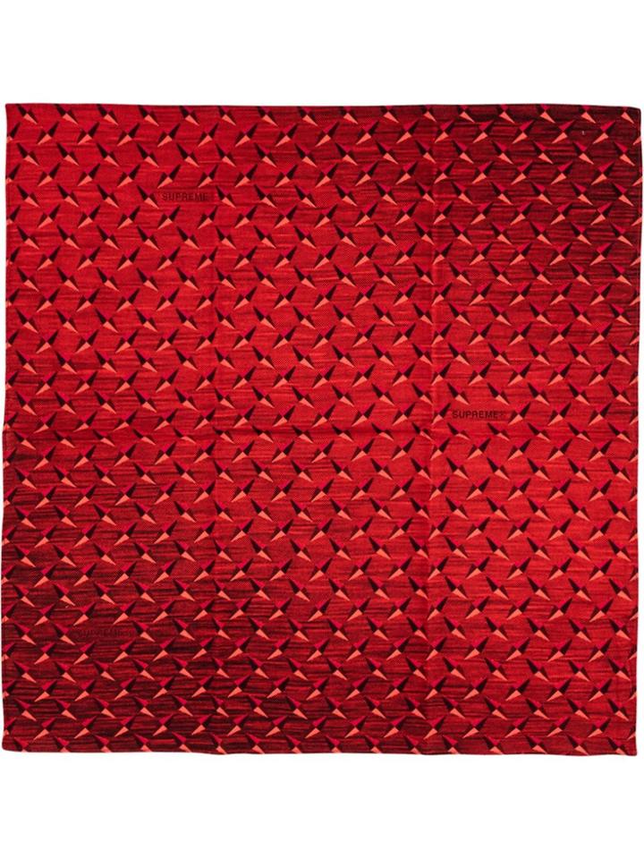 Supreme Diamond Plate Bandana - Red