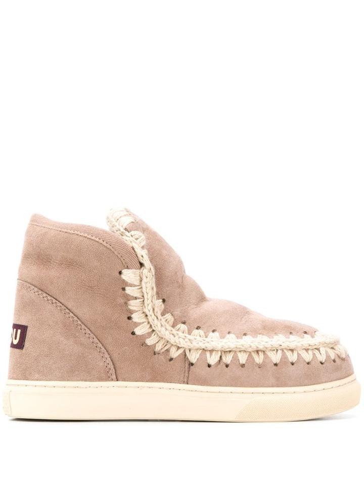 Mou Mou Mufw111000a Elg Artificial->artificial Leather - Neutrals