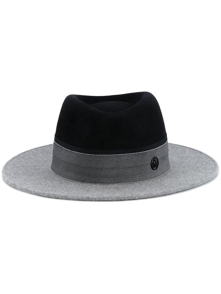 Maison Michel 'thade' Fedora, Women's, Size: Medium, Grey, Wool