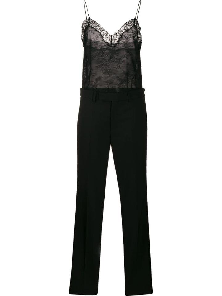 Philosophy Di Lorenzo Serafini Lace Top Jumpsuit - Black
