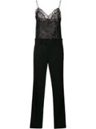 Philosophy Di Lorenzo Serafini Lace Top Jumpsuit - Black