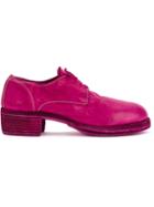Guidi Lace-up Brogues - Pink & Purple
