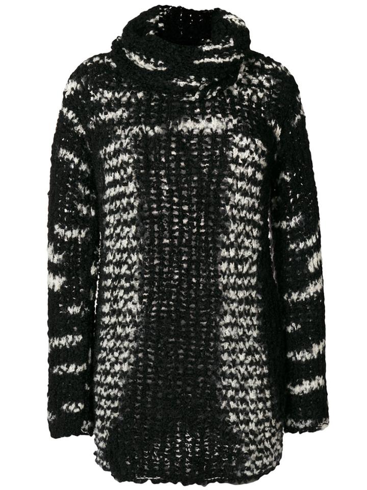 Missoni Oversized Intarsia Jumper - Black