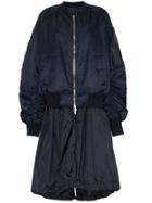 Juun.j Long Bomber Jacket - Blue