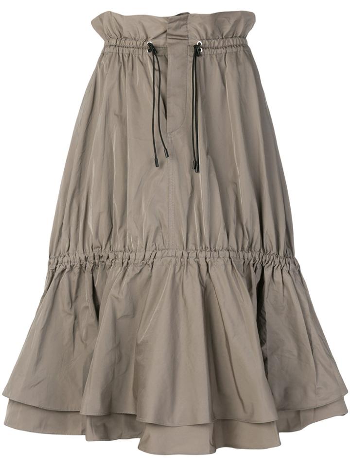 Jonathan Simkhai Drawstring Waist Skirt - Green