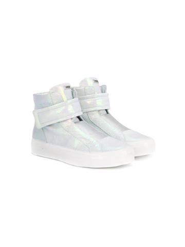 Am66 Teen Hi-top Sneakers - Metallic