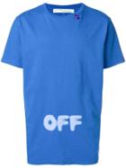 Off-white Oversized Logo T-shirt - Blue