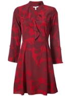 Derek Lam 10 Crosby Abstract Floral Print Dress - Red