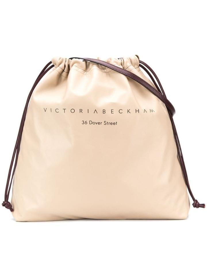 Victoria Beckham Drawstring Shoulder Bag - Neutrals