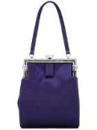 No21 Embellished Clasp Clutch, Women's, Pink/purple, Polyester