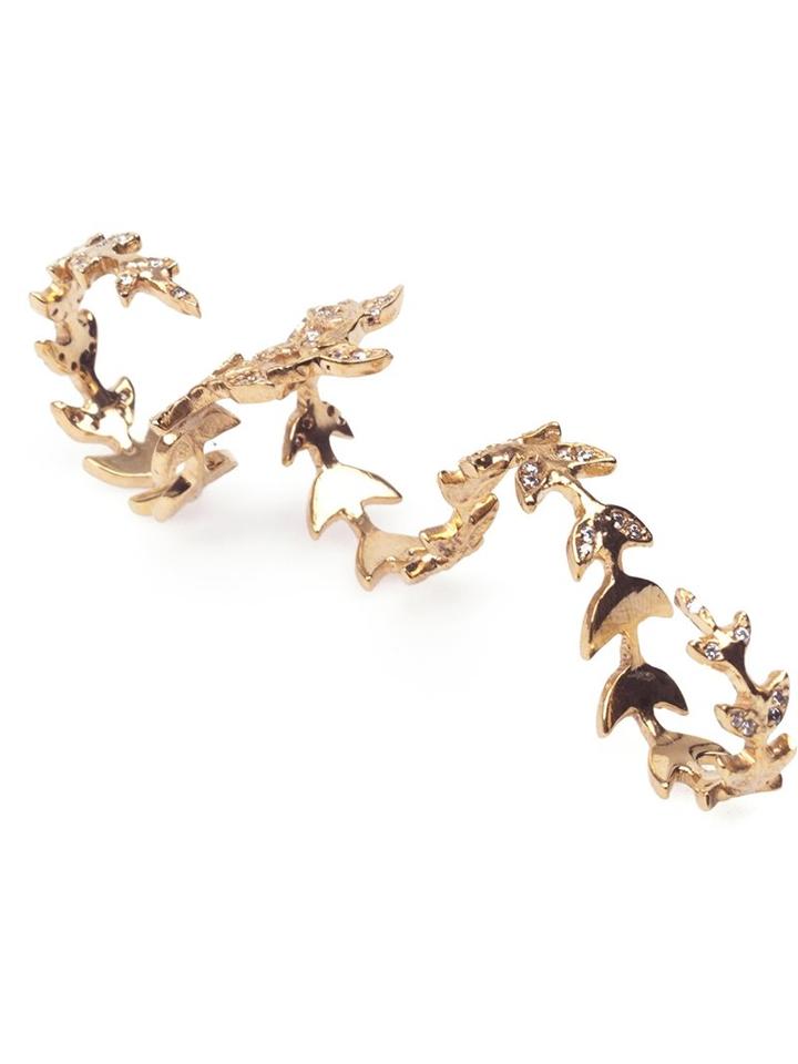 Joanna Laura Constantine Triple 'leaf' Ring