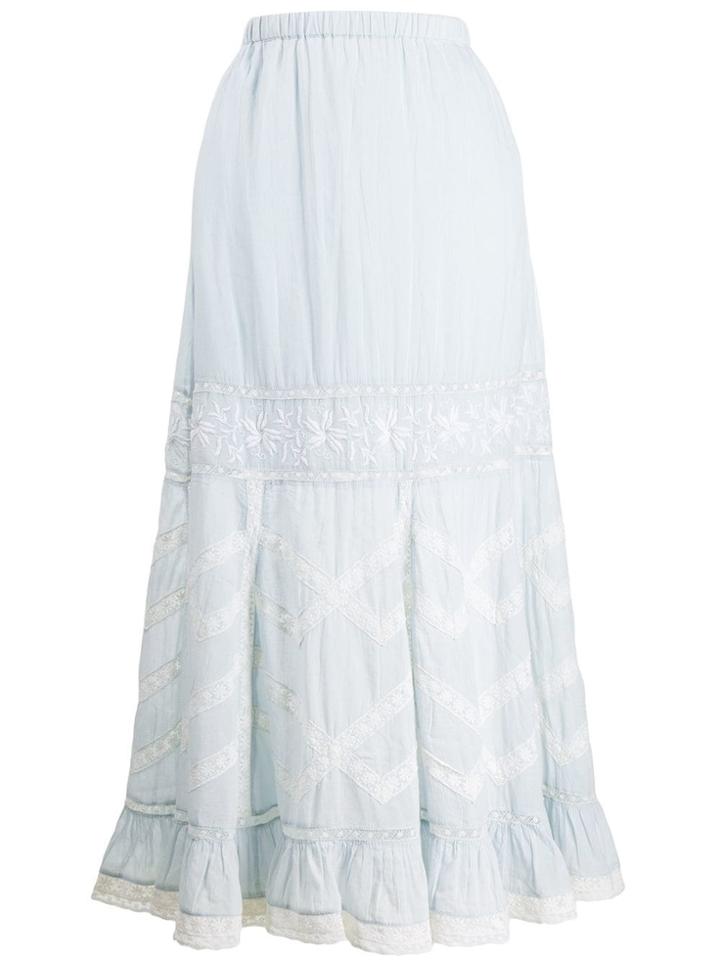 Love Shack Fancy Ali Skirt - Blue